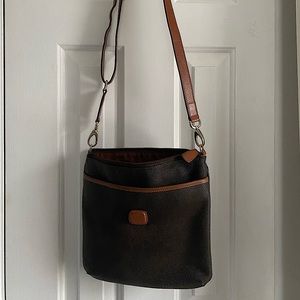 Brics Pebbled Leather CrossBody Bag